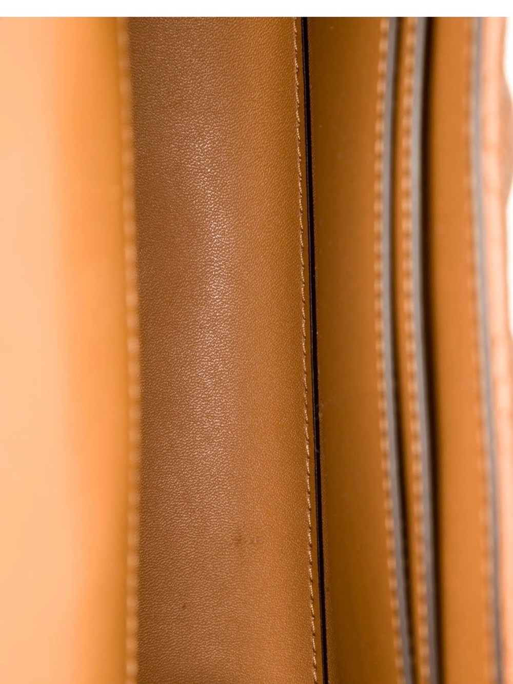 Tory Burch Cognac Leather Shoulder Bag with Tassel - Picture 6 of 7